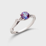 'Mona' Alexandrite Engagement Ring