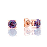 Alexandrite Stud Earrings | Gold Earrings For Women