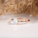 'Marilyn' Moonstone Engagement Ring