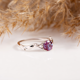 'Mona' Alexandrite Engagement Ring