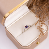 'Mona' Alexandrite Engagement Ring