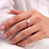 Hera' Moonstone Ring