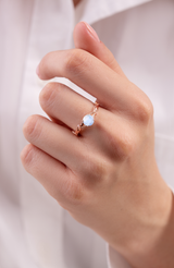 Hera' Moonstone Ring