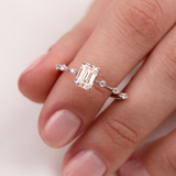 'Sophie' Moissanite Engagement Ring