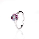 Bella White Gold Alexandrite Ring - Opulentsy