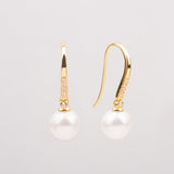 Pearl drop earrings