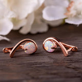 Opulent unique  White Opal Earrings - Opulentsy