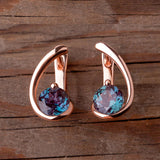 Opulent Alexandrite unique earrings - Opulentsy
