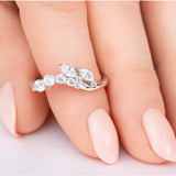 Bella' Moonstone Engagement Ring set